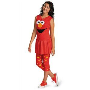 Sesame Street Elmo Classic Girl's Costume Size XL